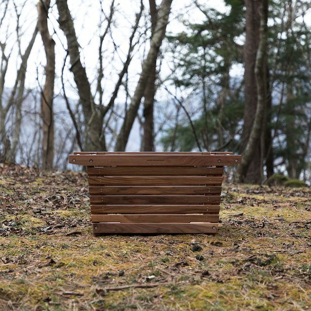 IKIKI イキキ Shelf Container M Size Walnut シェルフコンテナ M