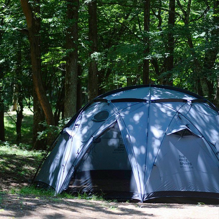 フリースピリッツ　ロボテックドーム　GRAY 70D フットプリント付き THE FREE SPIRITS》Robotech GRAY 70D | 大型ドームテント - Outdoor