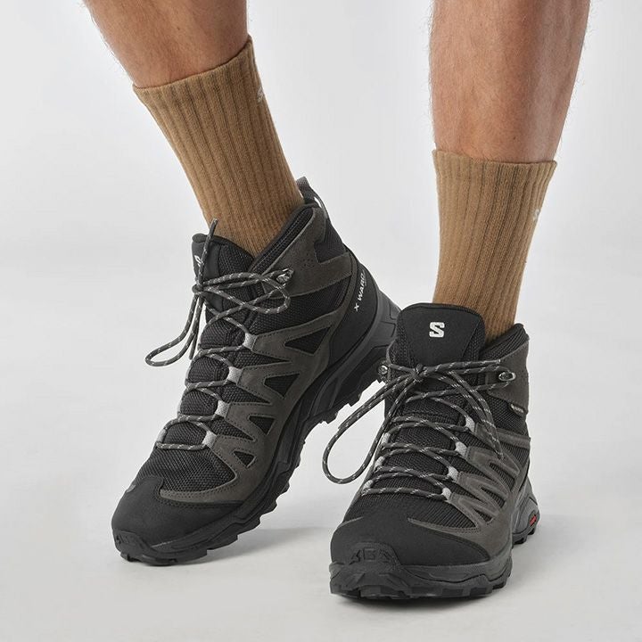 SALOMON サロモン X WARD LEATHER MID GTX | TECH COUNTRY