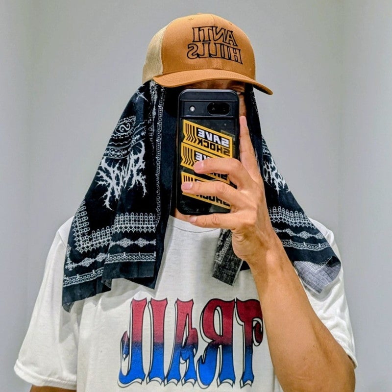 SAVE SHOCK セーブショック METALLIC LOGO TENUGUI メタリック ロゴ
